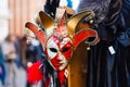 Costumed reveler of the Carnival of Venice