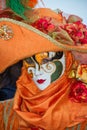 Costumed Reveler of the Carnival of Venice