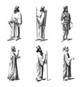 Costumes from Persia | Antique Historic Illustrations