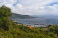 Cosy bay of the coastal town Cargese