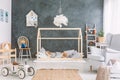 Cosy childs room with many toys Royalty Free Stock Photo