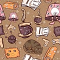 Cosy Home Seamless Pattern