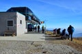 Gondola Carp cable car transportation at Cota 2000 station in Bucegi Mountains