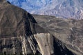 Cotahuasi Canyon Peru with dead road