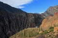 Cotahuasi Canyon Peru, van camping on overlooking platform