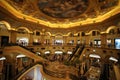 Interior and casino of the Venetian, a luxury hotel in Macau Royalty Free Stock Photo