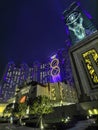 Cotai Macau Studio City Hotel Casino Macao Spotlight Lighting Design Oscar Award Leds Night Scenery Hollywood Style Ferris Wheel