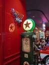 Cotai Macau Studio City Joyride American Diner Restaurant Burger Snack Props Decoration Entertainment Retro Gas Pump Station