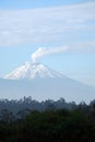 Steam venting from Cotopaxi volcano