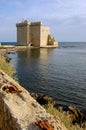 Cote d'Azur, the Lerins Islands : fortified monastery of abbey S