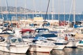 Cote d'Azur marina Royalty Free Stock Photo