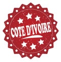 Cote divoire grunge stamp