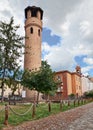 Cotignola, Ravenna, Emilia-Romagna, Italy: the Acuto tower in the town of the Padan plain