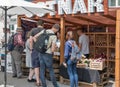 Cotnar booth at Kyiv Food and Wine Festival in Ukraine Royalty Free Stock Photo