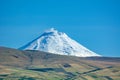 Cotopaxi volcano is an active stratovolcano located in the Andean zone of Ecuador Royalty Free Stock Photo