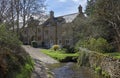 Cotswold cottage by a ford, Blockey, Gloucestershire