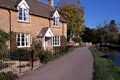 Cotswold Cottage, Lower Slaughter, England. Royalty Free Stock Photo