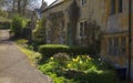 Cotswold cottages at springtime, Blockley