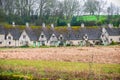 Cotswold stone cottages in Bibury, England Royalty Free Stock Photo