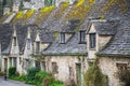 Cotswold stone cottages Arlington Row in Bibury, England Royalty Free Stock Photo