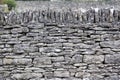 Cotswolds dry stone wall background Royalty Free Stock Photo