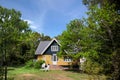 Cottage on the beach near Snogebaek on Bornholm