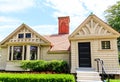 Cottage with Brick Chimney Royalty Free Stock Photo