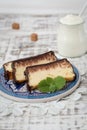 cottage cheese casserole with chocolate. Cheese-Cake Lviv. Ukrainian Authentic Cheese-Cake 