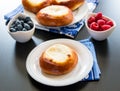 Cottage cheese pastry pies, vatrushka in Russian cuisine.