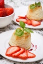 Cottage cheese souffle(casserole) Royalty Free Stock Photo