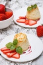 Cottage cheese souffle(casserole) Royalty Free Stock Photo