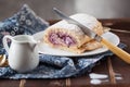 Cottage cheese strudel Royalty Free Stock Photo