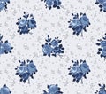 Cottage chic roses pattern