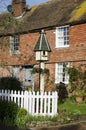 Cottage with a Dovecote in the Garden