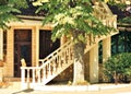 Cottage with external staircase