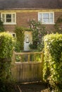 Cottage Garden and gate entrance Royalty Free Stock Photo