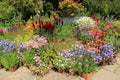 Cottage garden in Great Dixter House & Gardens in the summer. Royalty Free Stock Photo