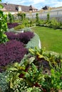 Cottage garden Schlosshof planted with perennials, vegetables and grape wine
