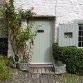 Cottage on Gold Hill in Shaftesbury in Dorset, UK Royalty Free Stock Photo