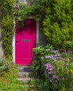 Cottage on Gold Hill in Shaftesbury in Dorset, UK Royalty Free Stock Photo