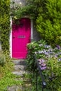 Cottage on Gold Hill in Shaftesbury in Dorset, UK Royalty Free Stock Photo