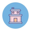 Cottage Isolated Vector icon which can easily modify or edit Royalty Free Stock Photo