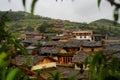 Cottage of the Naxi nationality Royalty Free Stock Photo