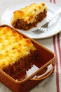 Cottage pie, shepherd's pie Royalty Free Stock Photo