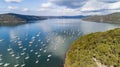 Cottage Point Ku-ring-gai area Northern Sydney Australia wharfs and boats