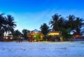 Cottage For Rent near Beach singkep Island Indonesia Royalty Free Stock Photo