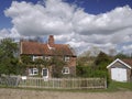 Cottage on the River Alde - Snape Maltings - Suffolk Royalty Free Stock Photo