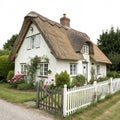 Cottage vector illustration Royalty Free Stock Photo