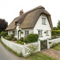 Cottage vector illustration Royalty Free Stock Photo