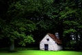 Cottage in the woods Royalty Free Stock Photo
